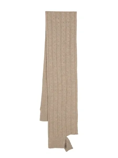 Mm6 Maison Margiela Scarf Accessories In Beige