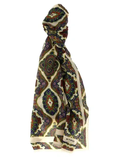 Etro Medaglioni Scarves, Foulards In Multicolor