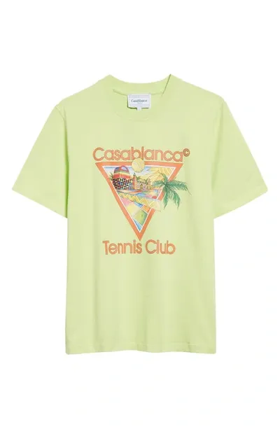 Casablanca Tennis Club T-shirt In Cubism Tennis