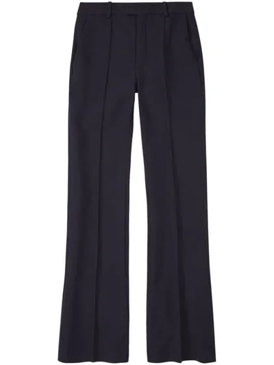 Closed Wide-leg Trousers In 568 Dark Night