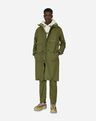 Moncler Day-namic Steig Parka Coat Olive In Green