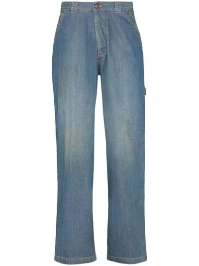 Maison Margiela Pants 5 Pockets In Blue