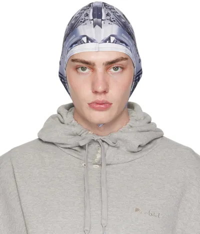 Doublet Gray Humanoid Head Hood In Grey