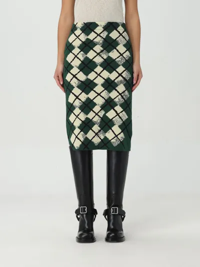 Burberry Skirt  Woman Color Green