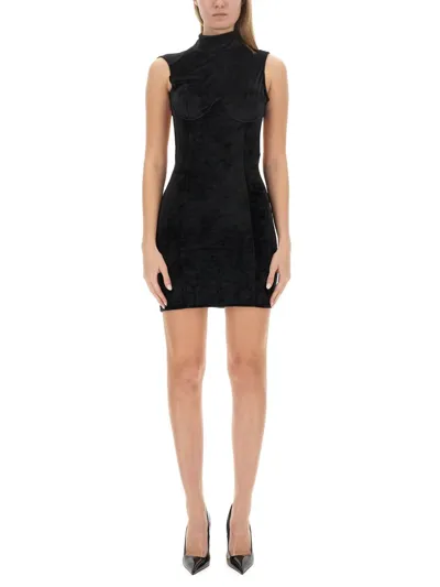 Gcds Mini Dress In Black