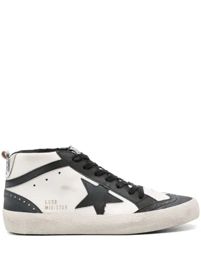 Golden Goose Mid-star High-top Sneakers In ホワイト