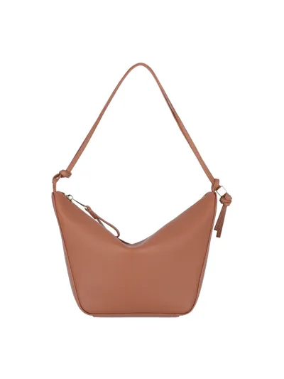 Loewe Hammock Mini Hobo Bag In Brown