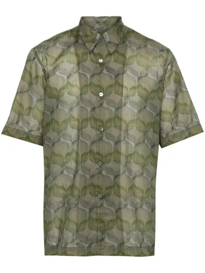 Dries Van Noten Clasen Shirt In Green