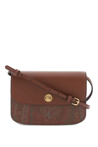 Etro Essential Small Crossbody Bag Women In Marrone Scuro 2 (brown)