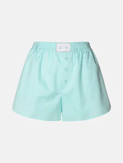 Chiara Ferragni Kids' Shorts Eye Star In Green