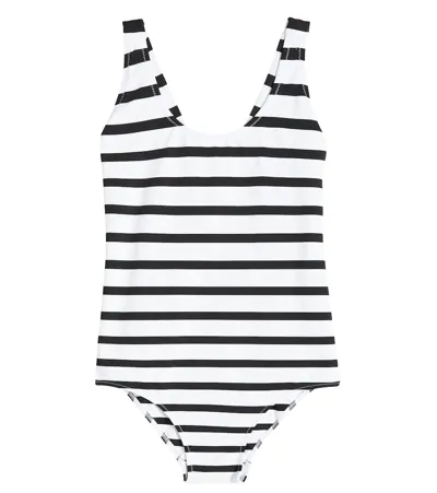 Vilebrequin Kids' Ginx Striped Swimsuit In Multicoloured