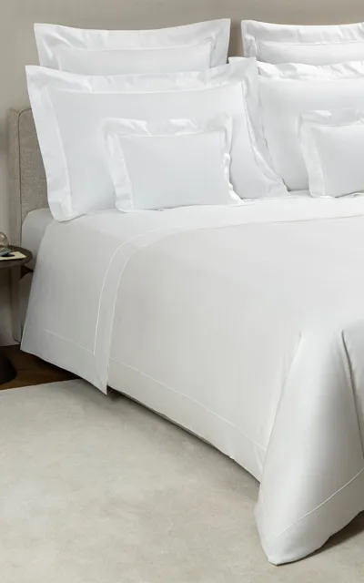 Frette Grace Cotton King Sheet Set In White