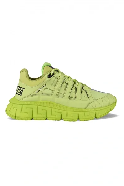 Versace Trigreca Sneakers In Green