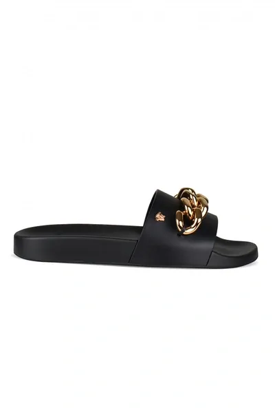 Versace Slides In Black