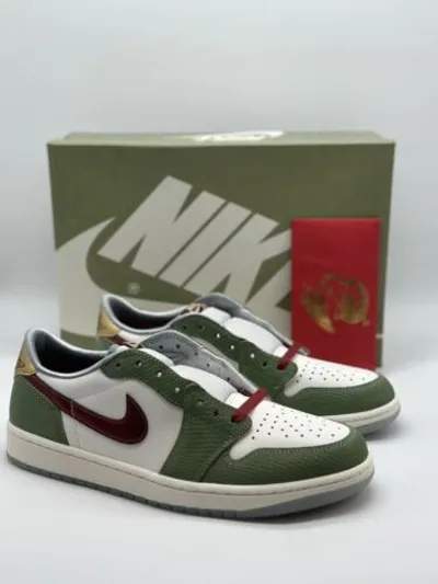 Pre-owned Nike Eu 44.5 Air Jordan 1 Low Og Year Of The Dragon (2024) Confirmed Order Brand New✅ In Mehrfarbig