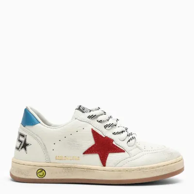 Golden Goose Ball Star White/red Trainer