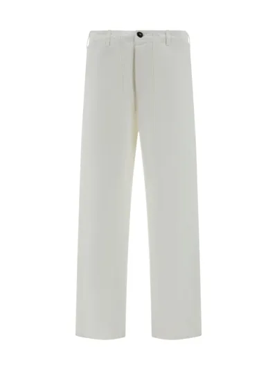 Fortela Man Pants Ivory Size 44 Cotton In _off White