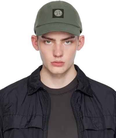 Stone Island Gray 5-panel Cap In V0059 Musk