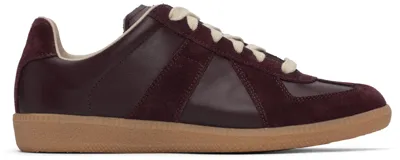 Maison Margiela Replica Low-top Sneakers In T5088 Merlot