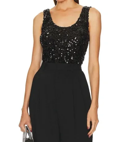 Sophie Rue Rael Sequins Tank In Black