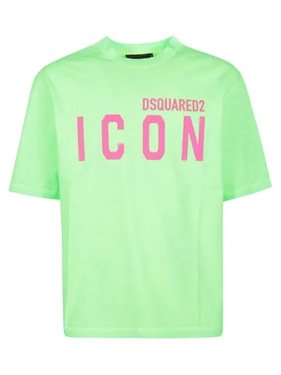 Dsquared2 Be Icon Loose Fit T-shirt In Multicolor