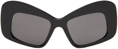 Loewe Black Eagle Wings Sunglasses In Shiny Black / Smoke