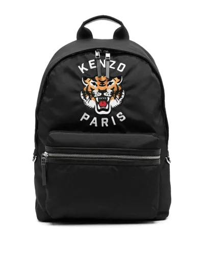 Kenzo Backpack In Black