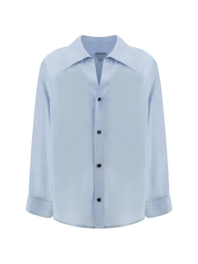 Bottega Veneta Twill Shirt In Multicolor