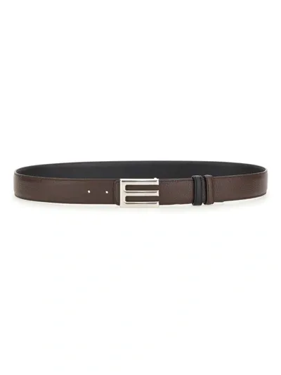 Etro Reversible Belt In Black