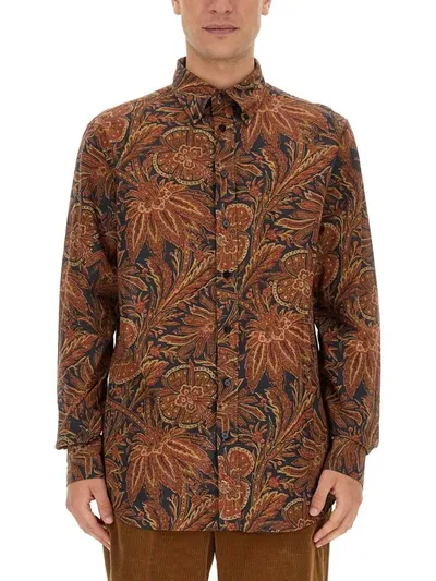 Etro Rome Shirt In Blue