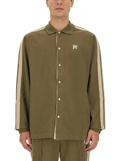 Palm Angels Monogram Shirt In Multicolor