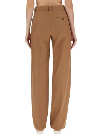 Stella Mccartney Straight Leg Pants In Beige