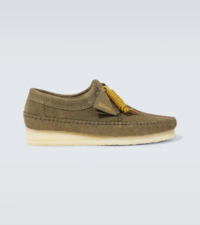 Clarks Originals Weaver Suede Sneakers In Neutrals