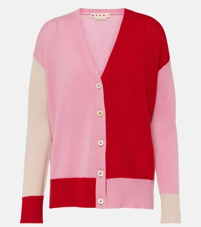 Marni Cashmere Cardigan In Blc33