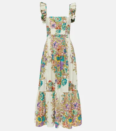 Etro Dresses In White,multicolor