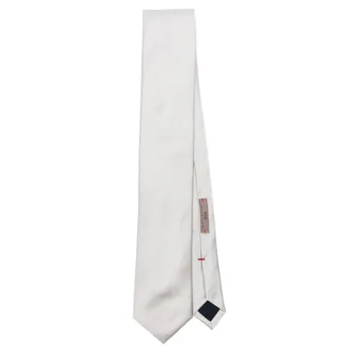 Lady Anne Satin Silk Tie In Grey