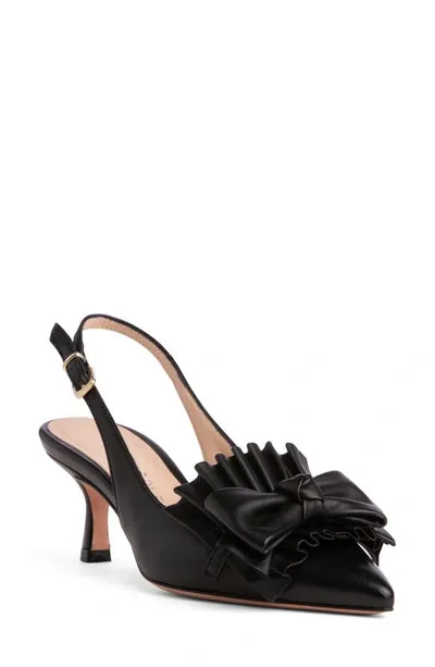 Beautiisoles Fiorella Slingback Pointed Toe Pump In Black