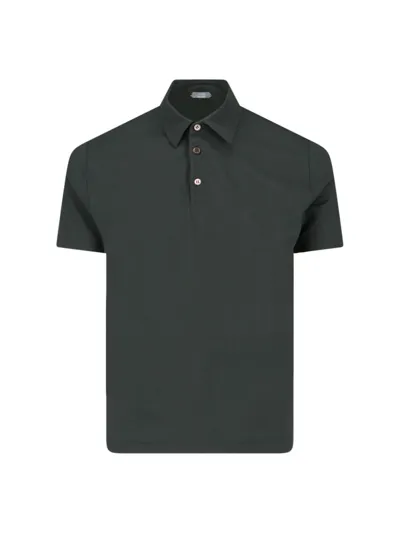 Zanone Basic Polo Shirt In Green