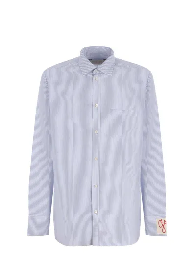 Golden Goose Shirt  G In Cotton In White