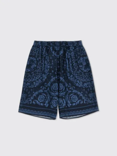 Young Versace Shorts  Kids Color Blue