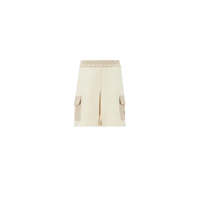 Moncler Kids' Short Cargo In White