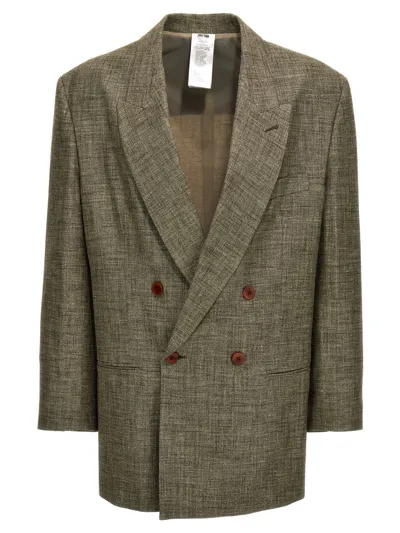 Magliano Liquid Blazer Gray In Gris