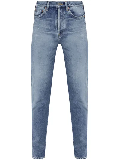 Saint Laurent Denim Jeans In Charloblue