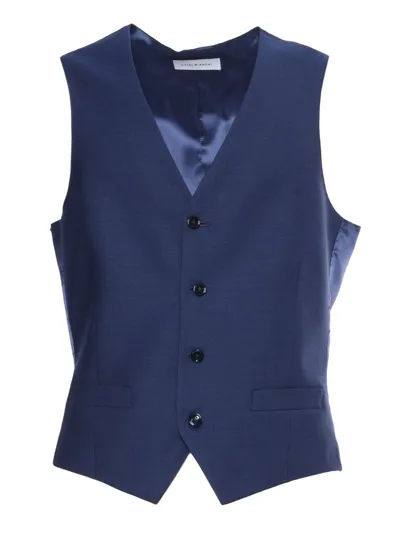 Luigi Bianchi Vest In Blue