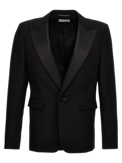 Saint Laurent Tuxedo Blazer Black