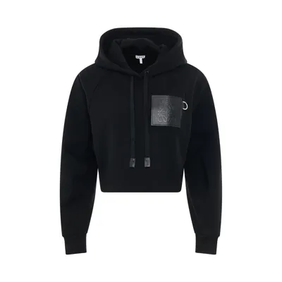 Loewe Cropped Anagram Hoodie