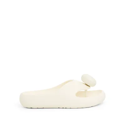 Loewe + Paula's Ibiza Bubble Logo-detailed Rubber Slides In White