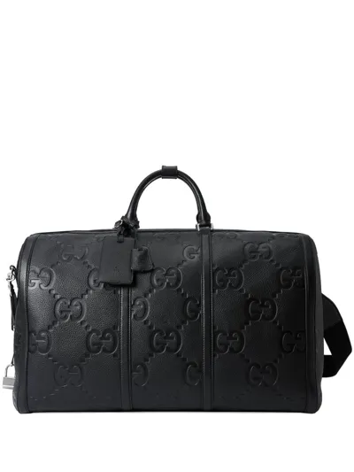 Gucci Small Jumbo Gg Duffle Bag In Black