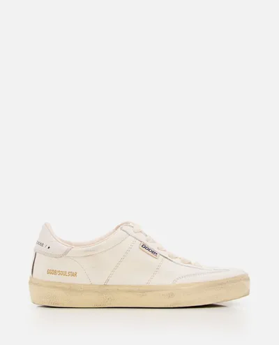 Golden Goose Soul-star Leather Sneaker In White