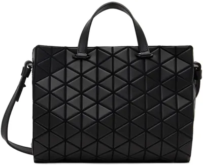 Bao Bao Issey Miyake Black Tonneau Matte Bag In 16 Matte Black